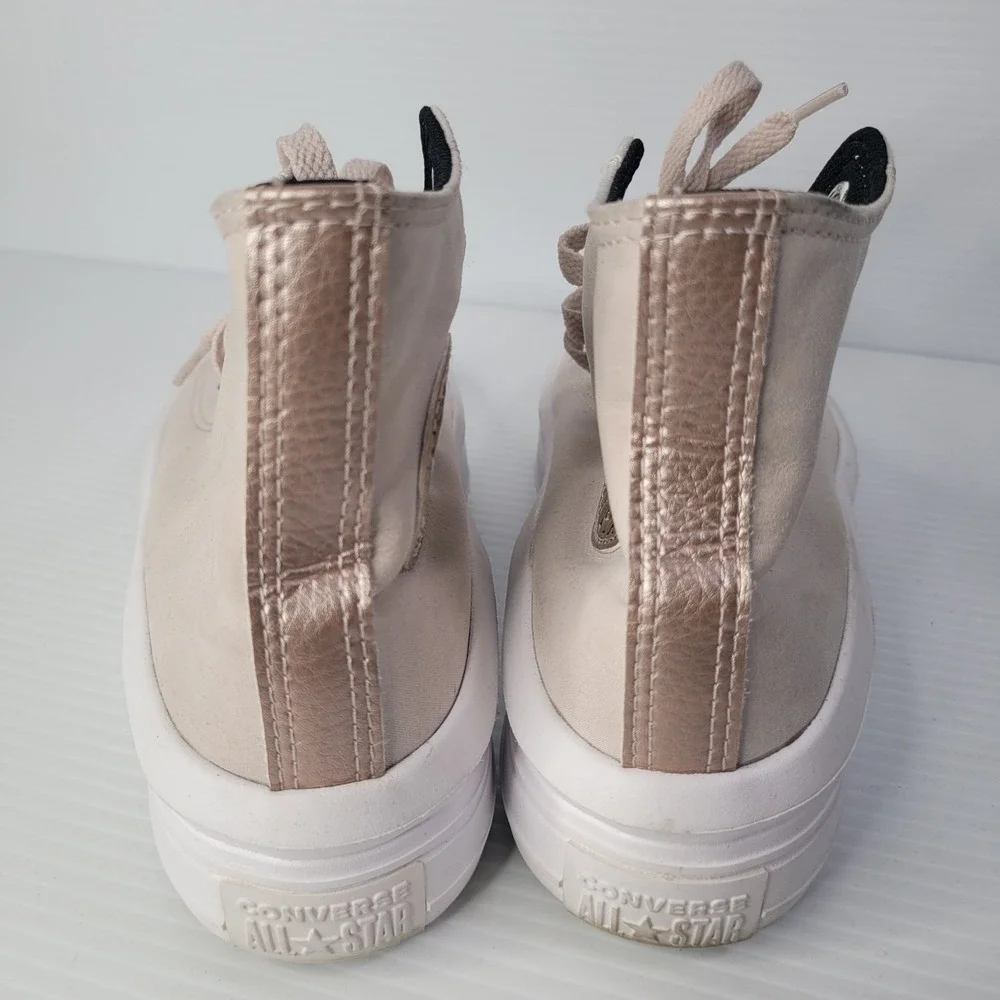 Converse Chuck Taylor All Star‎ Move Platform High Top Women 7 Beige 569545C